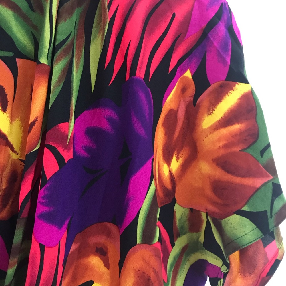 Beautiful vintage 100% silk dress - Picture 5 of 6